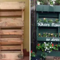 How To Build Your Own Vertical Garden with a Pallet - Making a garden out of a pallet is genius. Pallets are everywhere, you should be able to find one for free at a local store or on Craigslist.