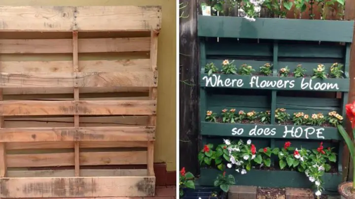 How To Build Your Own Vertical Garden with a Pallet