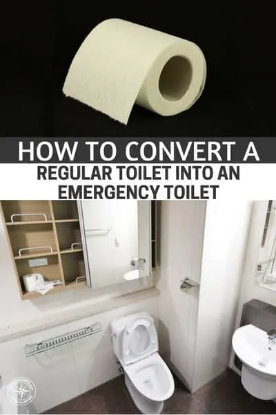 How To Convert a Regular Toilet Into An Emergency Toilet - I am sharing this as I think this could just make a personal or full blown disaster have some normality. Hygiene will be paramount to survival along side food and water... Take advantage of having a toilet and keep the bucket at bay for a while!