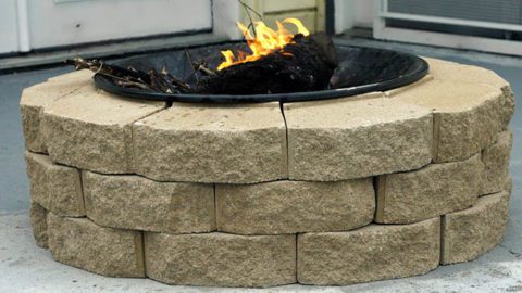 DIY Brick Fire Pit on a Budget