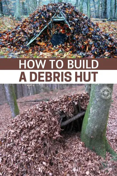 How To Build a Debris Hut - The debris shelter has saved a lot of people from death, it is one of the best survival shelters there is. You do not need any materials from the "man made world" in order to keep warm.