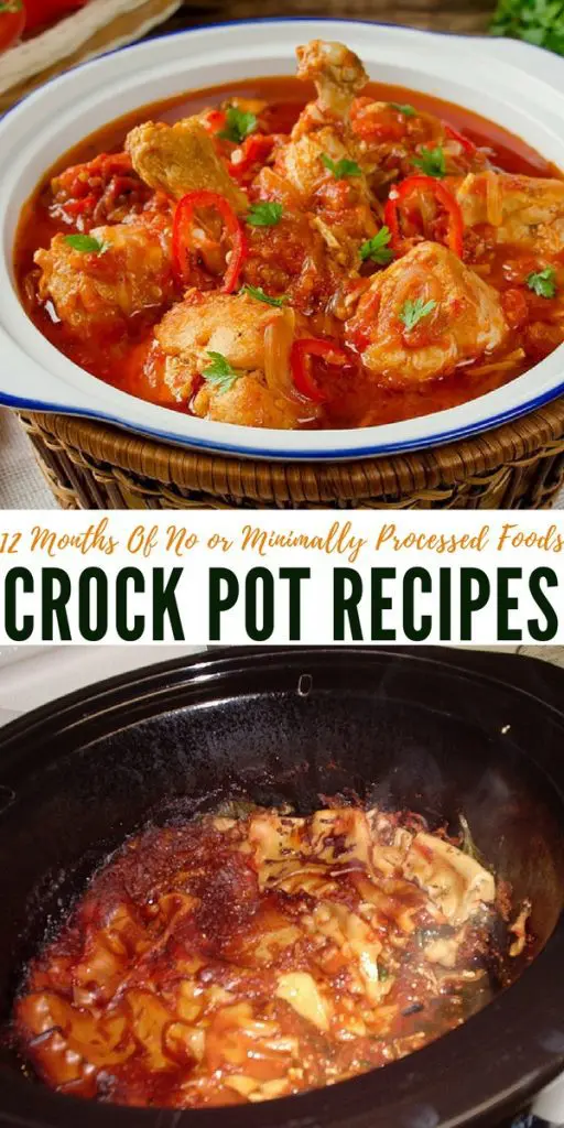 12 Months Of No Processed Foods Crock Pot Recipes SHTFPreparedness