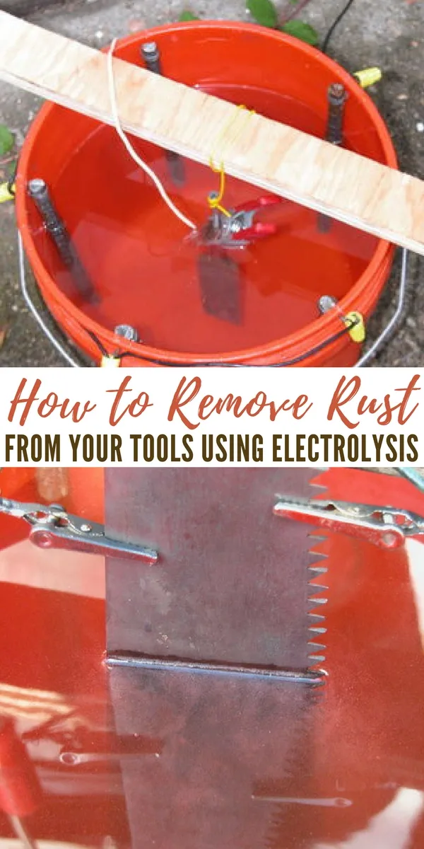 How to Remove Rust From Your Tools Using Electrolysis - I want to restore the tools back to their glory days and actually start using them because in my own opinion tools were made way better back in the day.