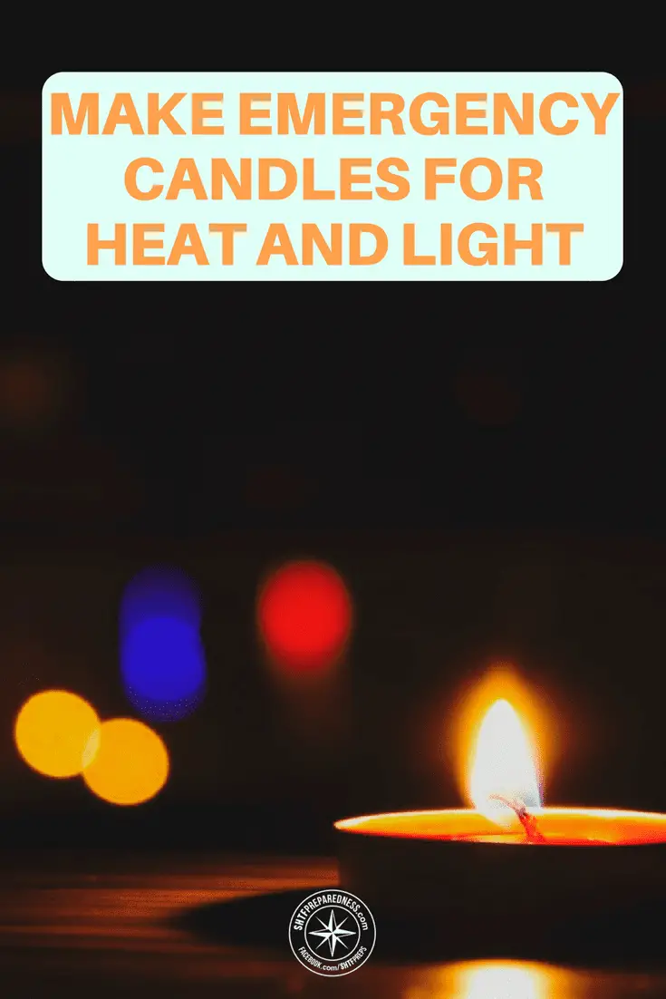 How to Make Emergency Candles for Heat and Light