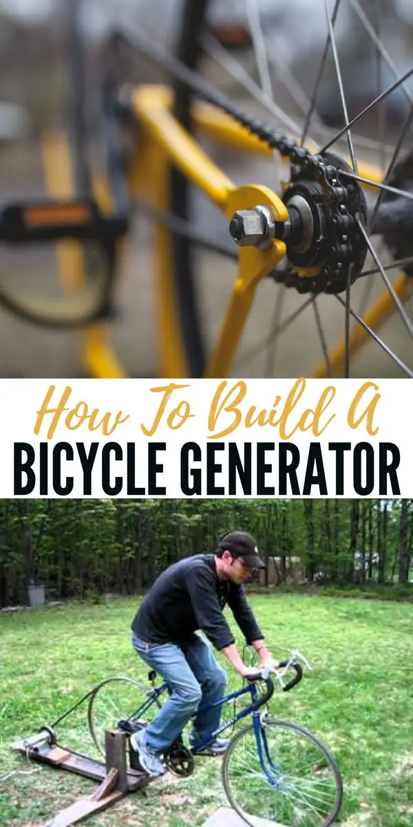 How To Build A Bicycle Generator - How To Build A Bicycle Generator pin - Having a manual method of producing power is a great backup in case there is no wind or sun to charge your off the grid batteries in an emergency situation! Get between 75 - 150 watts.