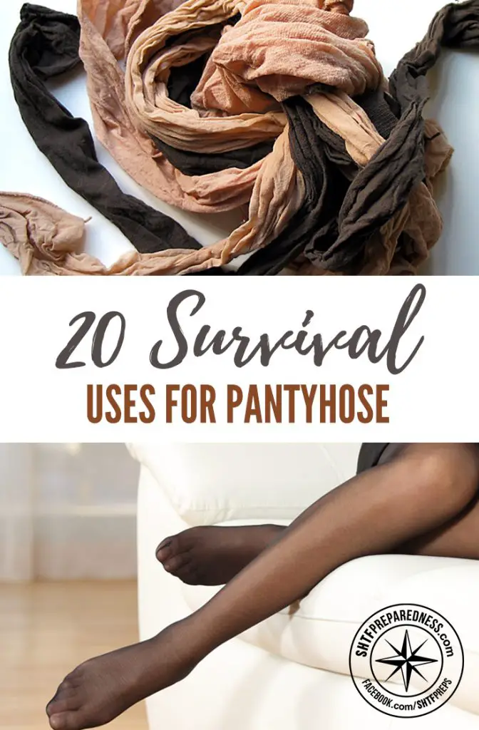 20 Survival Uses for Pantyhose — If you or your wife have been throwing away old pantyhose, stop right now. And if no one in your home uses pantyhose, you should definitely buy some.