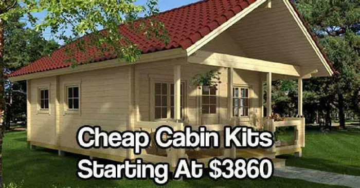 cabin built from a kit