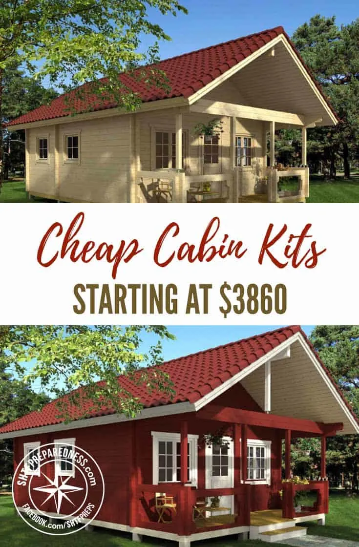 Cheap cabin kits are a great resource for prepared folks as they can be the perfect bug out location, emergency shelter, or tiny home.