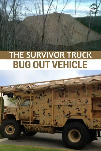 The Survivor Truck Bug Out Vehicle - This article tells you how they took a regular truck and turned it into a truck the apocalypse would have a hard time messing with!