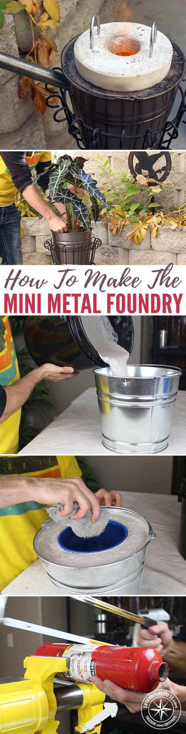 how to make the mini metal foundry