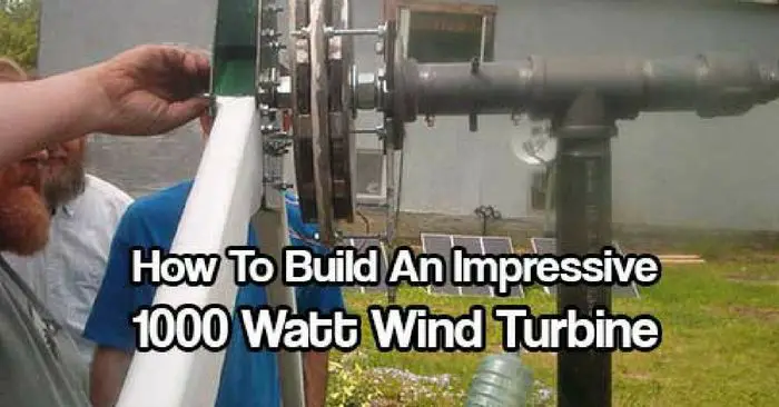 How To Build An Impressive 1000 Watt Wind Turbine — 1000 watts is great power for any home. This turbine help charge the battery bank that powers our offgrid home. It's a permanent magnet alternator, generating 3 phase ac, rectified to dc, and fed to a charge controller.