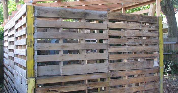 Awesome Pallet Barn Project - This pallet barn would be great for animals or to store stuff. Heck, you could even make a room or an office in one if you wanted too. When acquiring pallets, remember to always look for a stamp that says HT… This means heat treated and is safe to touch and build with.