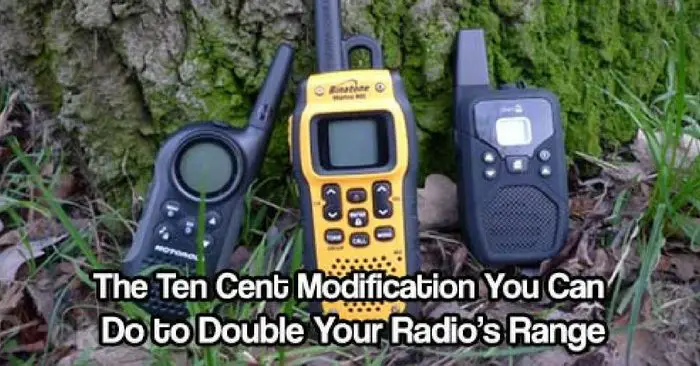 Ten Cent Modification You Can Do to Double Your Radio’s Range — Just like anything in the world, radios only reach so far. Their frequencies can extend across vast spaces, depending on the transmitters and receivers that come with your radio. Obviously, when they reach farther, you can broadcast to a much larger audience, and when they do not go quite as far, the public you reach is not nearly as big.