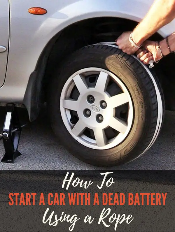 How To Start a Car with a Dead Battery Using a Rope - Imagine that you are stranded in your car with a dead battery in a remote location with no cell signal. No one is going to stop and provide assistance or give you a jump and you can't call AAA. What do you do? Images by ShakeTheFuture via YouTube