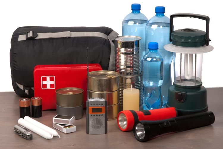 non-food supplies to stockpile for a pandemic: first aid kit, lantern, radio, batteries, candles, flashlights