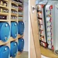 37 Creative Storage Solutions to Organize All Your Food & Supplies - One challenge we all seem to face is how best to store our stuff. Being prepared means having a large stock of necessities (and some luxuries) on hand. It also means you need to figure out how to maximize your storage space, so you actually have some room to live.