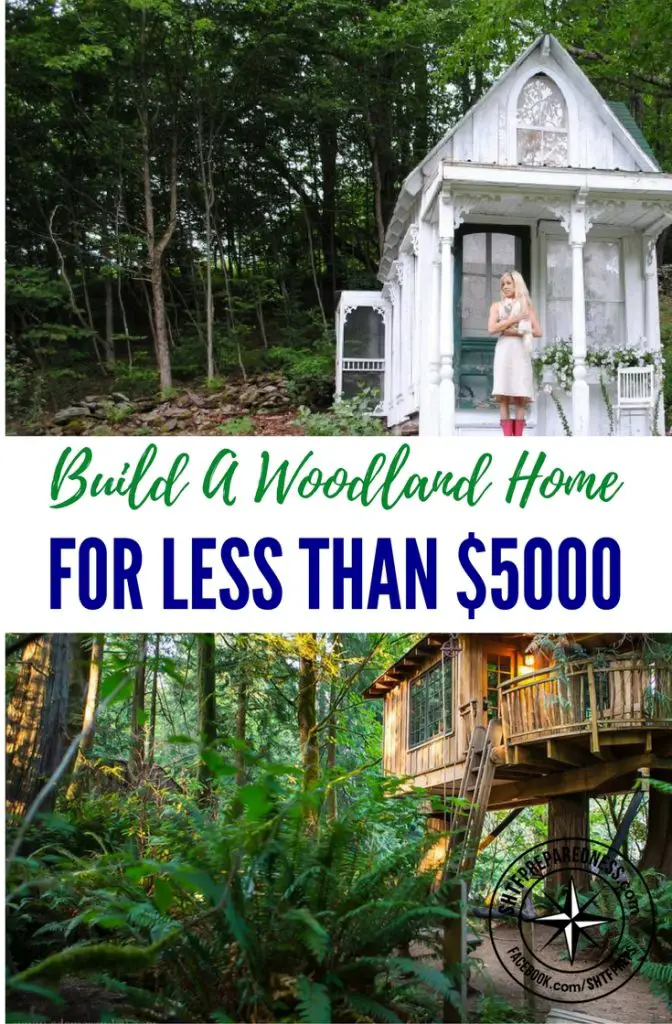 Build A Low Impact Woodland Home For Less Than $5000 — This is doable anywhere in the world! Its environmentally friendly and would make a perfect bug out location if you had limited funds to build a cabin or semi permanent residence.
