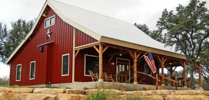 Country Barn Home Kit With Open Porch - I found this barn home kit that looks amazing. If you are in the market for a bigger home but don’t have hundreds of thousands of dollars to buy or build a “regular” home then these kits are for you.