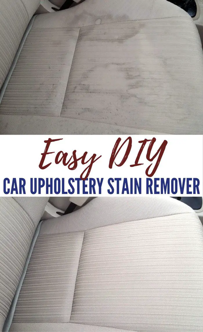 Easy Car Upholstery Stain Remover