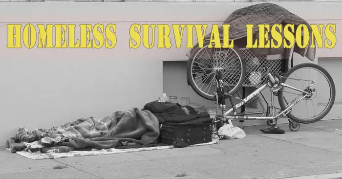 Homeless Survival Lessons — see homeless people every day and somehow we keep ignoring them since we are too busy competing in the rat race.