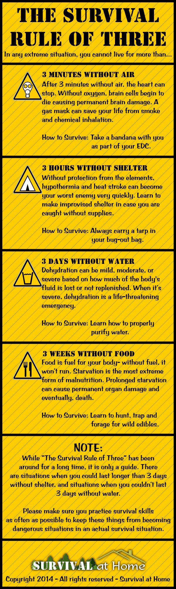 survival rules for d-rank guides