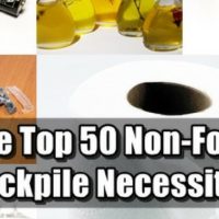 The Top 50 Non-Food Stockpile Necessities — There are all sorts of prepper stockpile lists out there, but most of them seem to revolve around food. However, there is a wide world of non-food items that deserve some space in your stockpile. How many of these stockpile necessities have you put back for a rainy day?