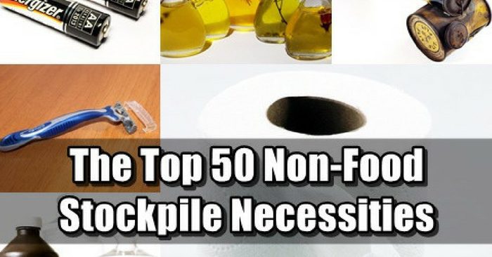 The Top 50 Non-Food Stockpile Necessities — There are all sorts of prepper stockpile lists out there, but most of them seem to revolve around food. However, there is a wide world of non-food items that deserve some space in your stockpile. How many of these stockpile necessities have you put back for a rainy day?