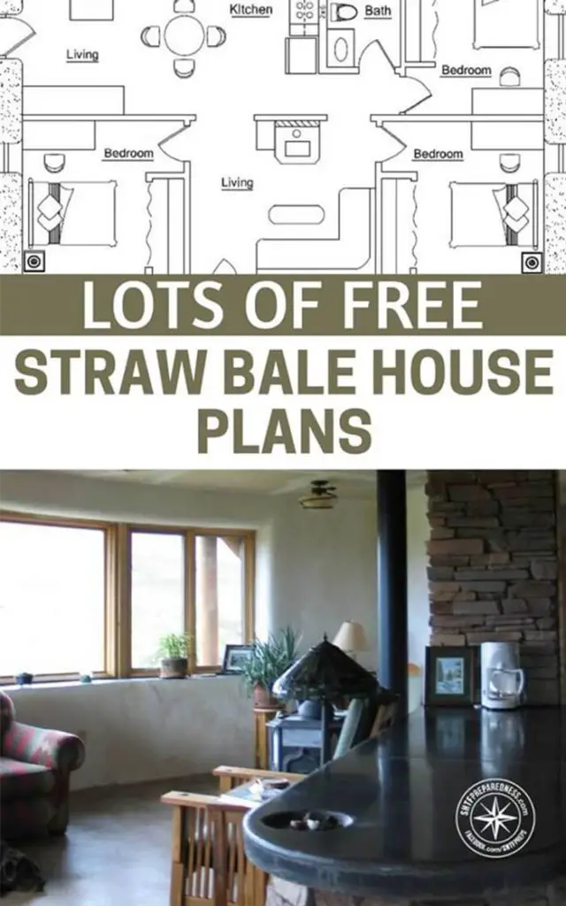 A Collection Of FREE Straw Bale House Plans — Straw bale houses are a cheaper option to normal constructed houses, this is a great way to save lots of money and have a great insulated house once its built.