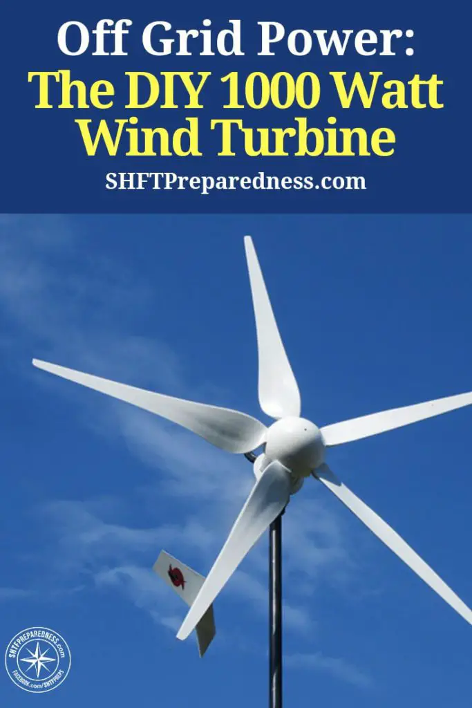 How To Build An Impressive 1000 Watt Wind Turbine — 1000 watts is great power for any home. This turbine help charge the battery bank that powers our offgrid home. It's a permanent magnet alternator, generating 3 phase ac, rectified to dc, and fed to a charge controller.