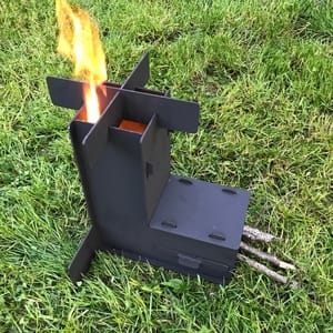 Collapsible Rocket Stove Camping Stove / Wood Stove / Emergency Stove / Survival / Portable