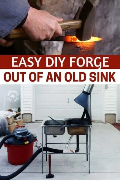 Easy DIY Forge Out Of An Old Sink — Easy DIY project we all could at least try and get some sort of blacksmithing skills before SHTF. I love the simplicity of this forge set up.I think having a little knowledge of this old skill could come in very handy if SHTF.