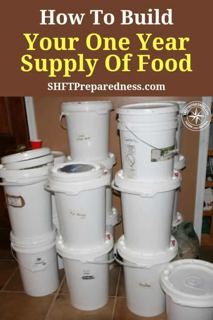 How To Build Your One Year Supply Of Food — Everyone’s storage plan should include bulk food storage items, for example, oats, rice, salt, etc. These basics are needed in everyone’s home storage. Long-term food storage is cheap and healthy and very do-able.