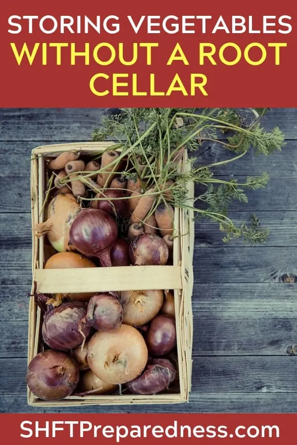 Storing Vegetables Without A Root Cellar — Most people think that if you don't have a root cellar, you can't store vegetables long term. That simply isn't true! Each vegetable can be stored for longer than normal with just a few tweaks here and there, depending on which vegetables you want to store.
