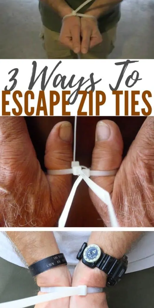 3 Ways To Escape Zip Ties - life tip