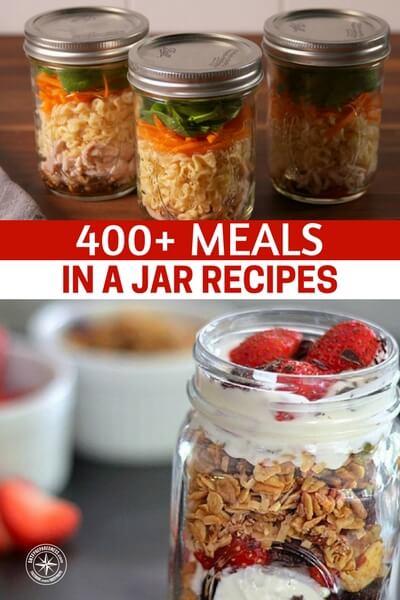 Meals in a jar are a great option if money is tight or canning for a SHTF situation.