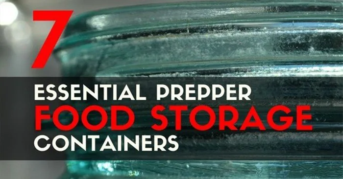7 Essential Prepper Food Storage Containers - Food storage is essential for preparing for almost any disaster or SHTF situation. What you store your food in can make a big difference in it's shelf life and longevity. There is not just one best container for storing foods, many different types are better for different uses. Whether you need something portable, economical, or all-inclusive there is a specific storage container that can fit your need.