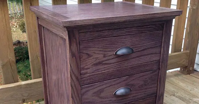 DIY Night Stand With Locking Secret Hidden Drawer - Whether you want to keep a firearm handy in case of intruders or simply stash away some extra cash or other valuables, having a hidden secret drawer in your night stand is something almost anyone can appreciate and utilize.