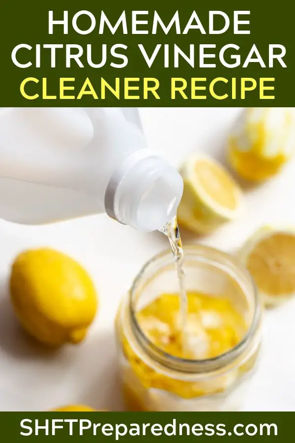 Homemade Citrus Vinegar Cleaner Recipe