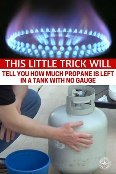 This Little Trick Will Tell You How Much Propane Is Left In A Tank With No Gauge - I found a little trick which shows you how to check the level of a propane tank without a gauge installed. Most propane tanks you pick up from a gas station have no gauges so check out this little tip and never run out of propane while cooking again!