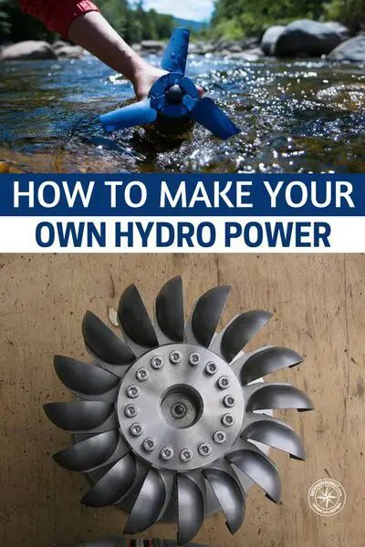 How To Make Your Own Hydro Power - Obviously this isn't a real secure way of generating enough power to run a whole house but if certainly could help and is a very efficient method of harnessing power.