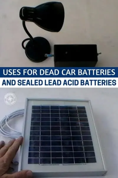 Uses For Dead Car Batteries And Sealed Lead Acid Batteries — This is great information to remember and maybe even trying out before an emergency happens. People toss away these batteries all the time. Maybe it's time to start stockpiling these bad boys for that just in case moment and take advantage of the stupidity of others.