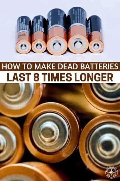 How To Make Dead Batteries Last 8 Times Longer - Batteries are reusable on new and most "used" batteries and will be available in AA, AAA, C, & D variations. I am going to be getting a few of these and keeping them in my bugout bag and car!