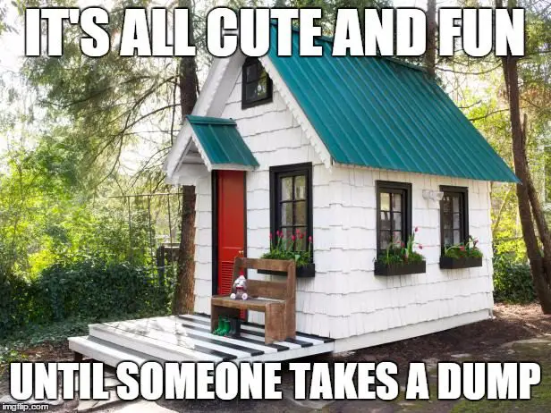 It's all cute and fun... until someone takes a dump