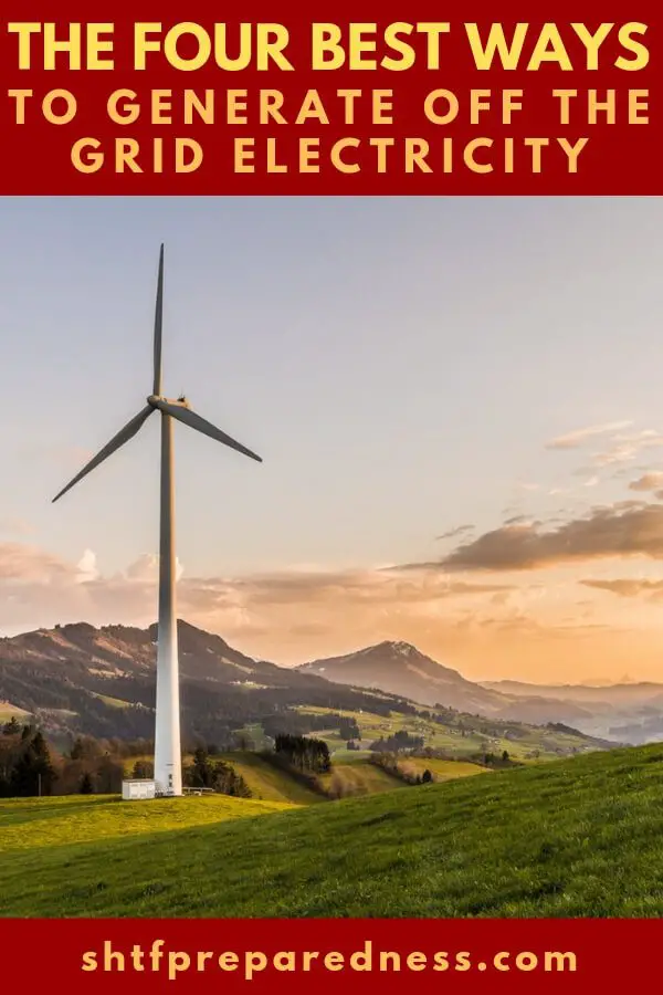 The Four Best Ways To Generate Off The Grid Electricity - With getting off the grid you have to really sit down and think about your options. Having just solar is great... but what happens if you have a storm or you have a bad, cloudy week? What if you only had a wind turbine, and you had a week of no wind? Living off the grid would be impossible.