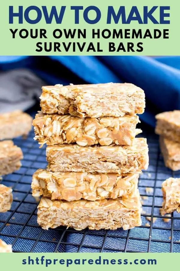 How To Make Your Own Homemade Survival Bars - These bars are extremely easy to make. They are cheap and can last for years. This is what foodstorageandsurvival.com said "This bread will keep indefinitely and each loaf is the daily nutrients for one adult (approx 2000 calories)".