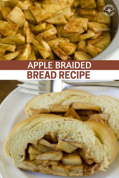 Apple Braided Bread Recipe - I actually think you may prefer this to apple pie. The bread is soft, moist and tastes amazing. The apples are soft, warm and the two together creates a taste explosion in your mouth.