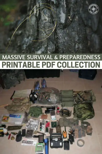 Massive Survival & Preparedness Printable PDF Collection - Print out a this massive collection of PDF files as reference for a possible SHTF scenario, and keeping it in a nice safe spot. A single printed survival manual may save you or a loved one at some future date.