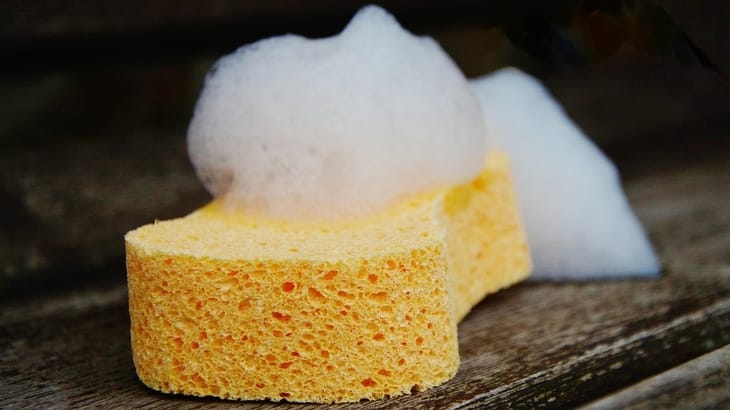 soft sponge as a toilet paper alternative