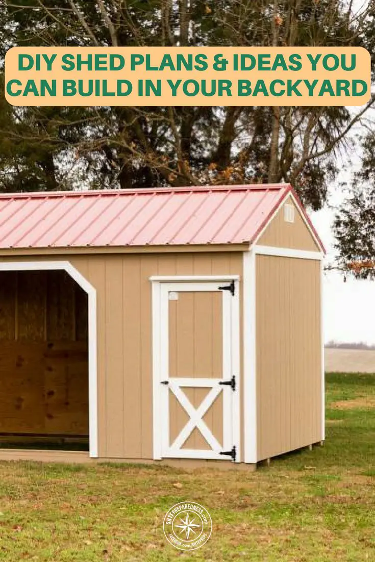 108 DIY Shed Plans &amp; Ideas That You Can Actually Build in 