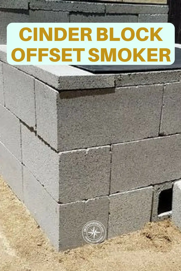 Cinder Block Offset Smoker